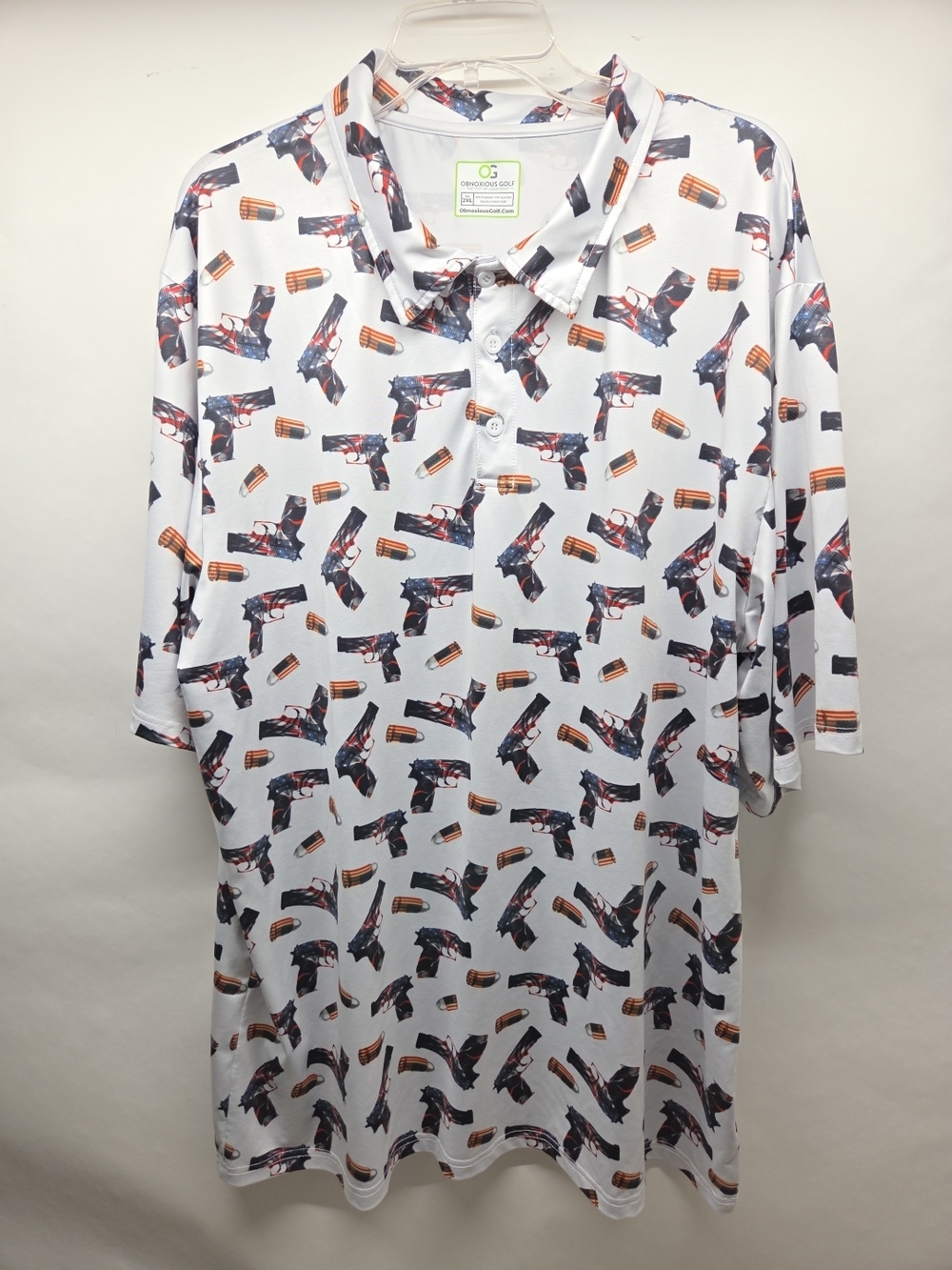 Obnoxious US Golf Shirt The Gat Mens 2XL